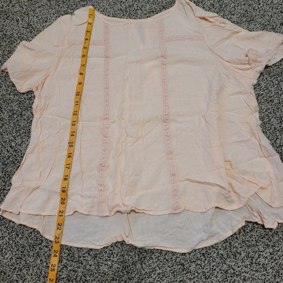 Peach blouse NWOT - Picture 5 of 5